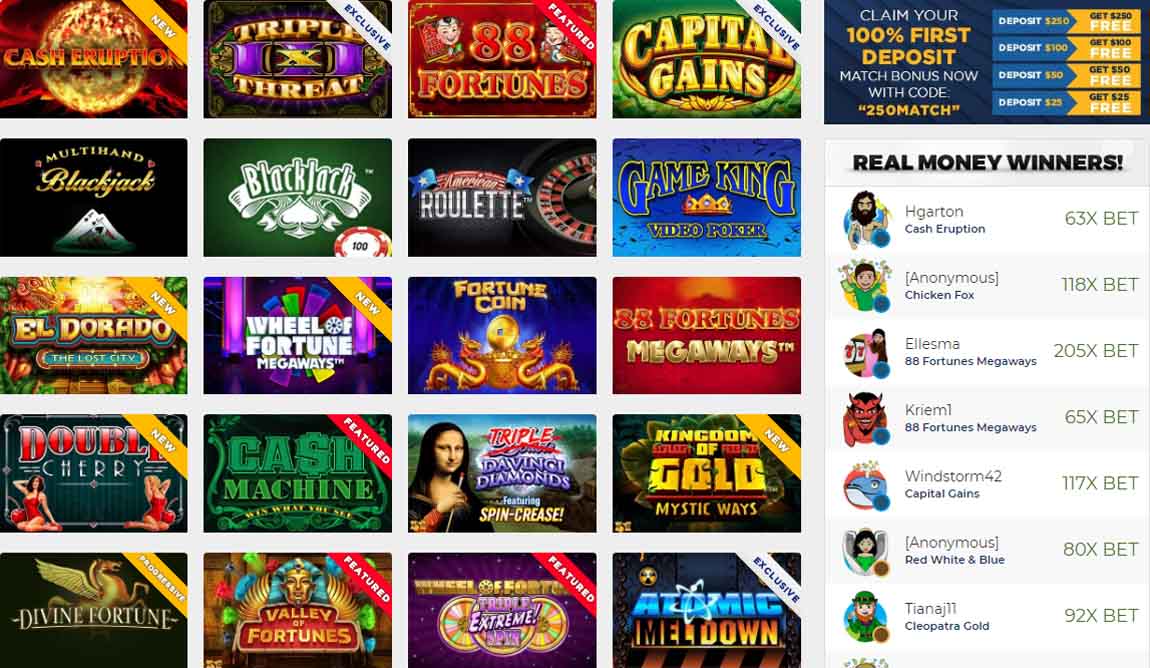 A Good Variety of Slots and Popular Table Games are Always Available at BetRivers Casino